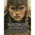 Nordheim Shield Maidens Grayscale Coloring Book