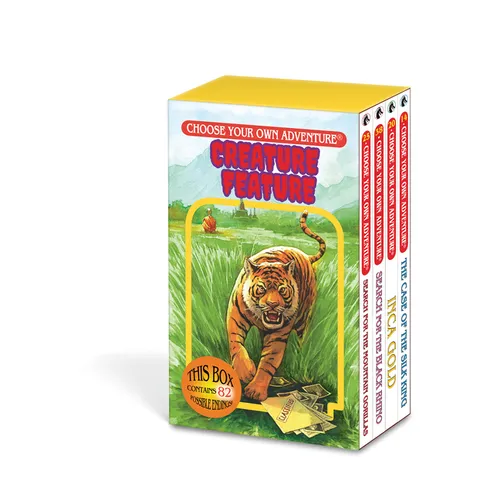 Choose Your Own Adventure 4-Book Boxed Set Creature Feature Box (the Case of the Silk King, Inca Gold, Search for Black Rhino, Search for Mountain Gor