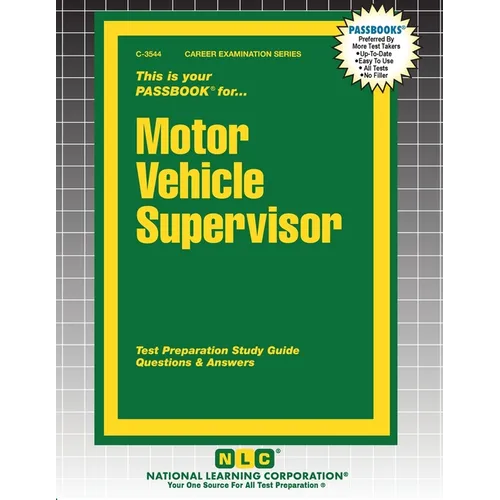 Motor Vehicle Supervisor