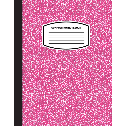 Classic Composition Notebook: (8.5x11) Wide Ruled Lined Paper Notebook Journal (Pink) (Notebook for Kids, Teens, Students, Adults) Back to School and