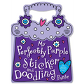 My Perfectly Purple Sticker and Doodling Purse