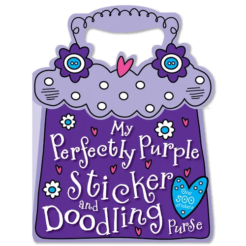 My Perfectly Purple Sticker and Doodling Purse