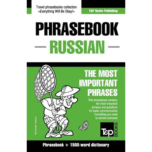 English-Russian phrasebook and 1500-word dictionary
