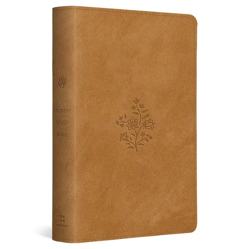 ESV Student Study Bible (Trutone, Nubuck Caramel, Wildflower Design)
