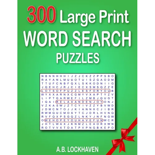 300 Large Print Word Search Puzzles