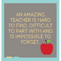 Thank you teacher book to sign, teacher appreciation book (hardcover): Retirement book for teachers, end of year gift, thank you gift.
