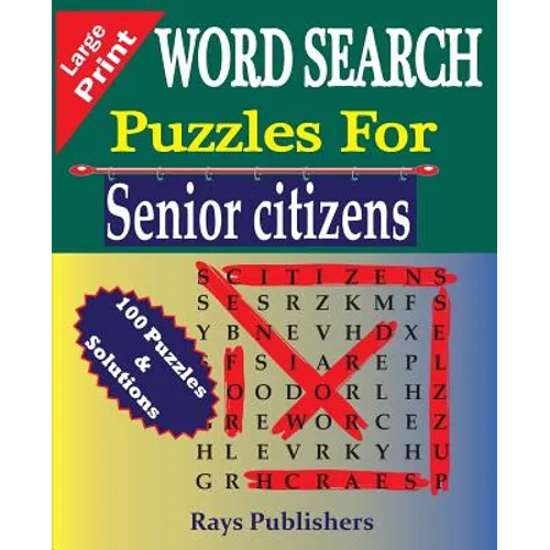 WORD SEARCH Puzzles for Senior Citizens (Large Print)