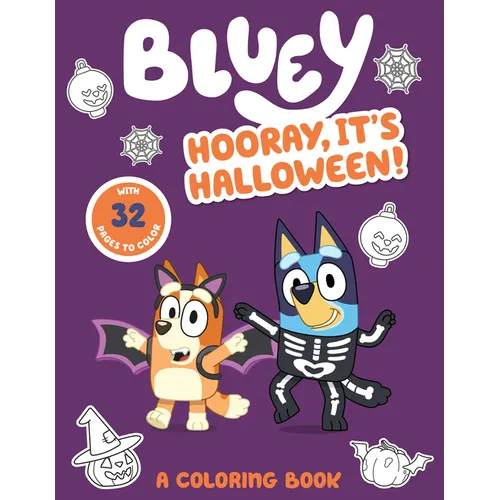 Bluey: Hooray, It's Halloween!: A Coloring Book