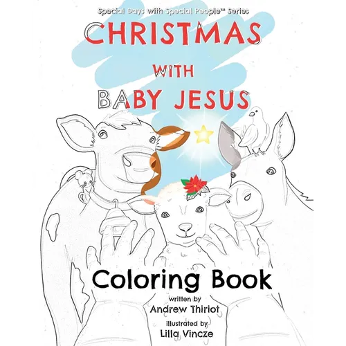 Christmas with Baby Jesus: Coloring Book