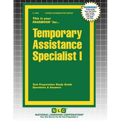 Temporary Assistance Specialist I