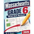 Massachusetts MCAS Grade 6 Math Workbook: Practice Problems & Exercises with Answer Key