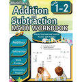 Addition and Subtraction Math Workbook 1st and 2nd Grade: Word Problems Grade 1-2, Exercises 1 to 50, Activities, Commutative Property