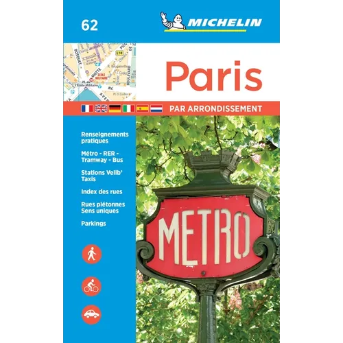 Michelin Paris by Arrondissements Pocket Atlas #62