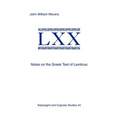 Notes on the Greek Text of Leviticus