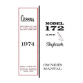 Cessna 1974 Model 172 and Skyhawk Owner's Manual