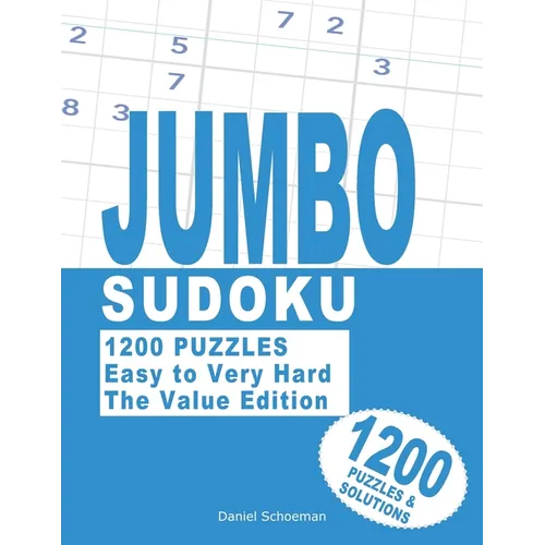 Jumbo Sudoku: 1200 Puzzles with 4 Levels.