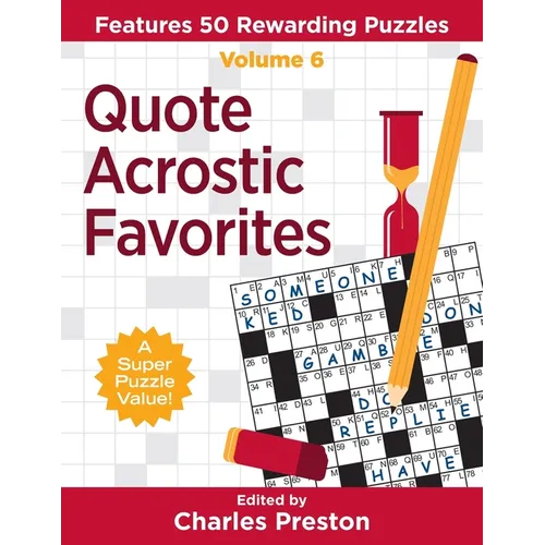 Quote Acrostic Favorites: Features 50 Rewarding Puzzles