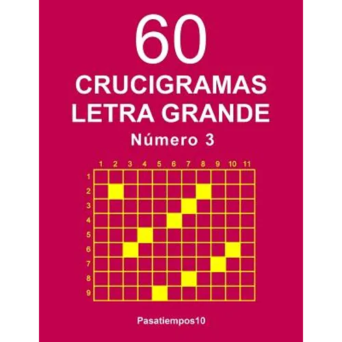 60 Crucigramas Letra Grande - N. 3