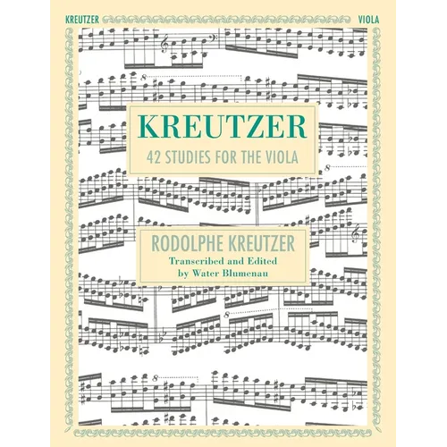 42 Studies: Transcribed for Viola (Schirmer's Library of Musical Classics, Volume 1737)