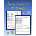 Frequently Misspelled Words (6th grade - 8th grade)