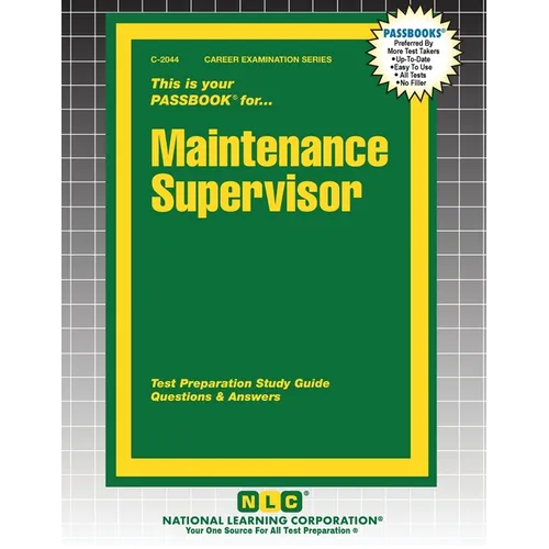 Maintenance Supervisor