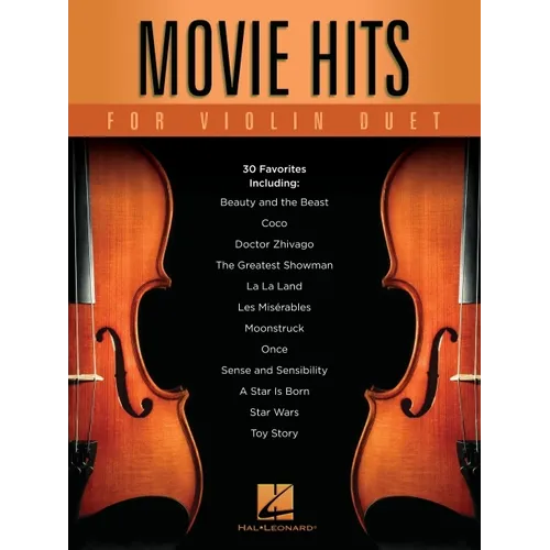 Movie Hits for Violin Duet