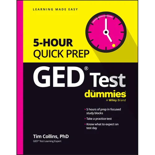 GED Test 5-Hour Quick Prep for Dummies