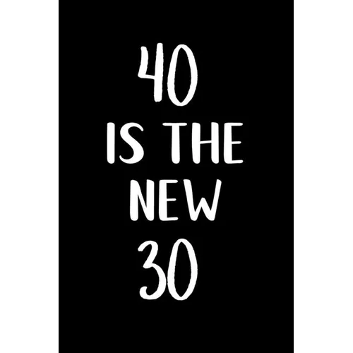 40 is the new 30: Great gift for a 40th birthday! Funny and a great substitute for a card!