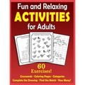 Fun and Relaxing Activities for Adults: Puzzles for People with Dementia [Large-Print]