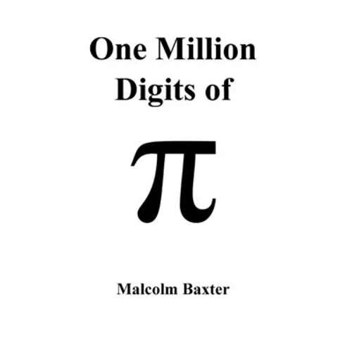 One Million Digits of Pi (Large Print)