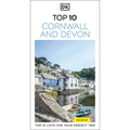 DK Top 10 Cornwall and Devon: Top 10 Lists for Your Perfect Trip, Plus an All-Weather Folded Map