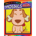 Mosaics Pixel Dog & Cat Coloring Books: Color by Number