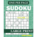 Large Print Easy Sudoku: Sudoku Puzzle Book For Adults Volume 12
