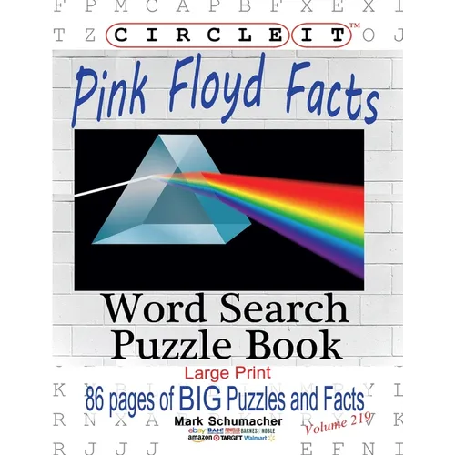 Circle It, Pink Floyd Facts, Word Search, Puzzle Book