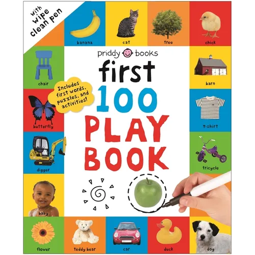 First 100 Play Book: A First 100 Words Wipe-Clean Activity Book