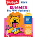 Summer Big Fun Workbook Bridging Grades P & K: Prep for Kindergarten Summer Activity Book, Prek to Kindergarten Summer Workbook with Alphabet, Numbers