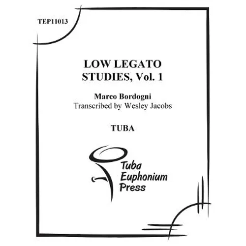 Low Legato Etudes for Tuba (volume 1)