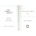 Acts of Andrew: Early Christian Apocrypha