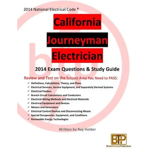 California 2014 Journeyman Electrician Study Guide
