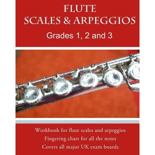 Flute Scales and Arpeggios Grades 1 - 3: Scales and arpeggios made REALLY easy: big print and NO key-signatures!