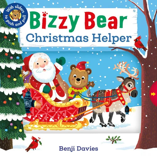 Bizzy Bear: Christmas Helper: (Interactive Holiday Board Book for Toddlers - With Sturdy Tabs and Slides to Push and Pull)