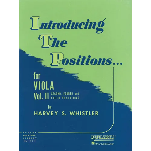 Introducing the Positions for Viola: Volume 2 - Second, Fourth and Fifth
