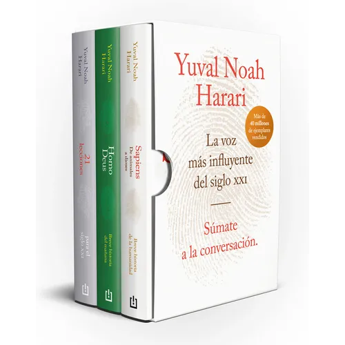 Estuche Harari (Contiene: Sapiens; Homo Deus; 21 Lecciones Para El Siglo XXI) / Yuval Noah Harari Books Set (Sapiens, Homo Deus, 21 Lessons for 21st C