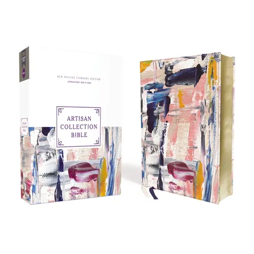 Nrsvue, Artisan Collection Bible, Leathersoft, Multi-Color/Blue, Comfort Print