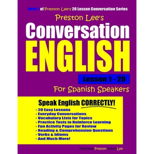 Preston Lee's Conversation English For Spanish Speakers