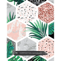 Composition Notebook: (8.5x11) Wide Ruled Lined Paper Journal (Octagon Pattern) (Notebook for Kids, Teens, Students, Adults) Back to School