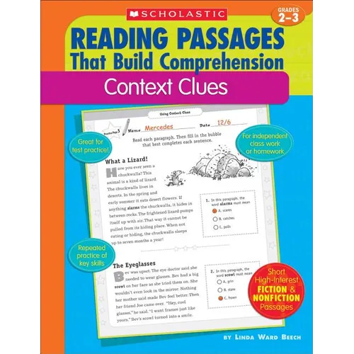 Reading Passages That Build Comprehension: Context Clues Grades 2-3