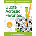Quote Acrostic Favorites: Features 50 Rewarding Puzzles
