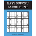 Easy Sudoku Puzzle Books Large Print