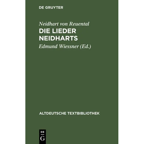 Die Lieder Neidharts